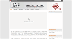 Desktop Screenshot of hafadvocates.com